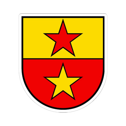 CHE Neuenhof COA (Switzerland) (Coat of Arms) STICKER Vinyl Kiss-Cut Decal 6 Inch White - The Sticker Space