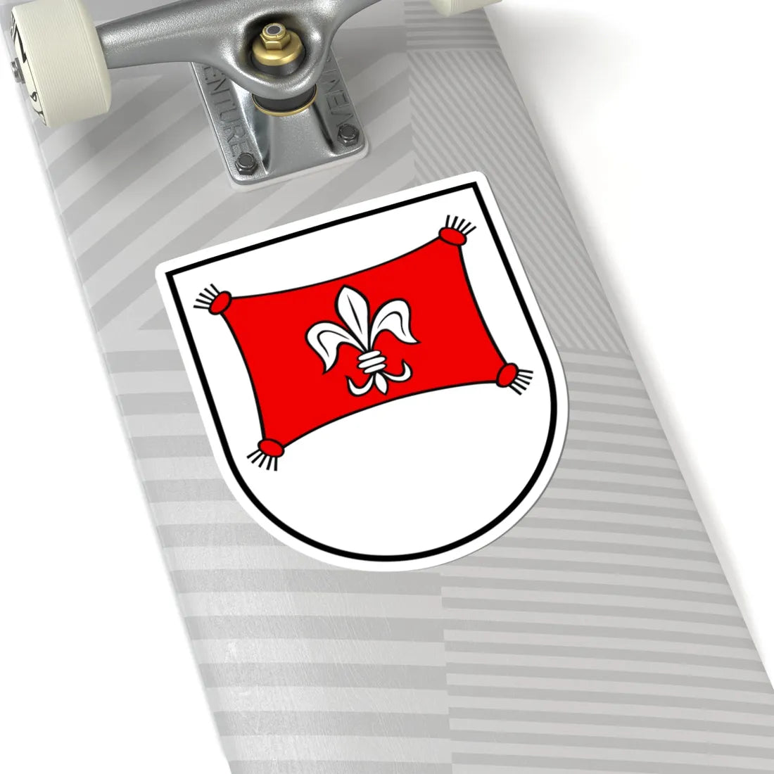 CHE Neuenkirch COA (Switzerland) (Coat of Arms) STICKER Vinyl Kiss-Cut Decal - The Sticker Space