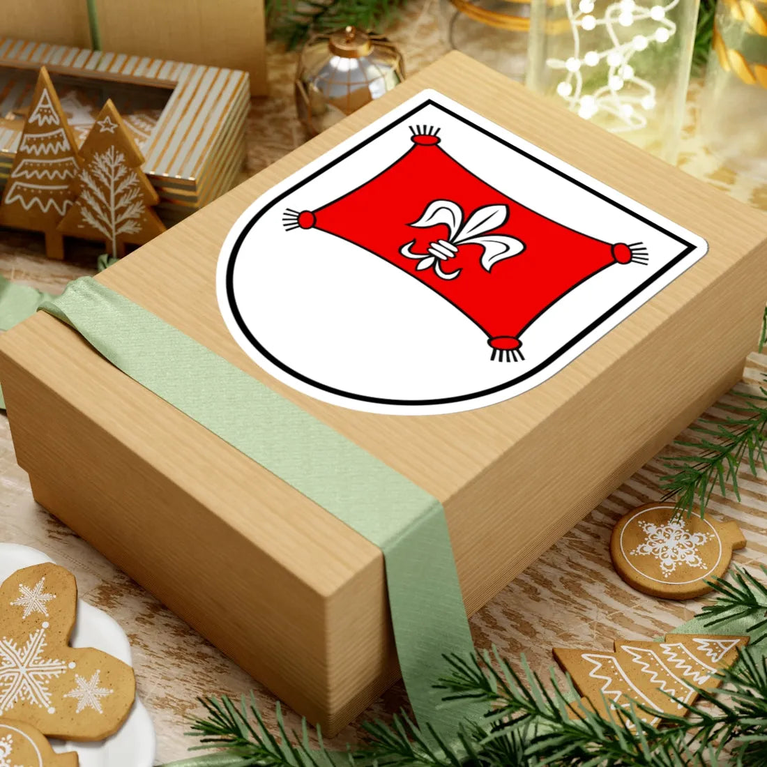 CHE Neuenkirch COA (Switzerland) (Coat of Arms) STICKER Vinyl Kiss-Cut Decal - The Sticker Space