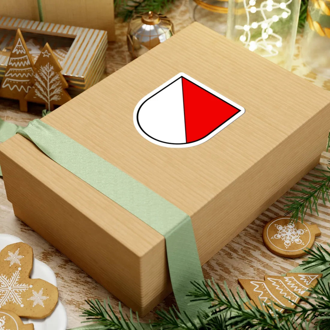 CHE Niedergösgen COA (Switzerland) (Coat of Arms) STICKER Vinyl Kiss-Cut Decal - The Sticker Space