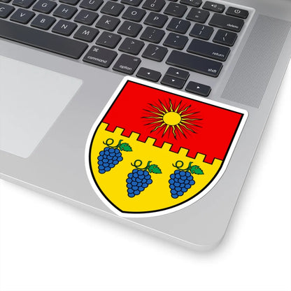 CHE Noble-Contrée COA alt (Switzerland) (Coat of Arms) STICKER Vinyl Kiss-Cut Decal - The Sticker Space