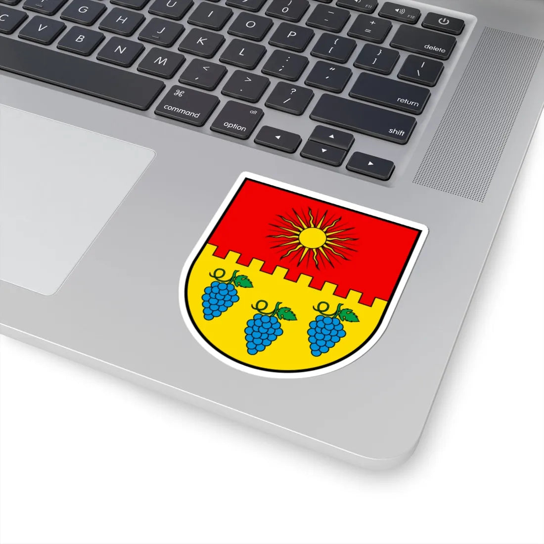 CHE Noble-Contrée COA (Switzerland) (Coat of Arms) STICKER Vinyl Kiss-Cut Decal - The Sticker Space