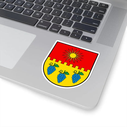 CHE Noble-Contrée COA (Switzerland) (Coat of Arms) STICKER Vinyl Kiss-Cut Decal - The Sticker Space