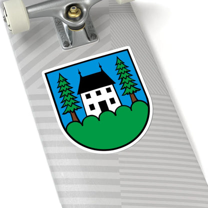 CHE Oberhof COA (Switzerland) (Coat of Arms) STICKER Vinyl Kiss-Cut Decal - The Sticker Space