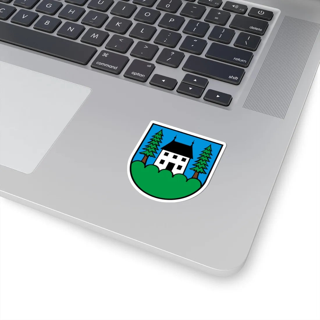 CHE Oberhof COA (Switzerland) (Coat of Arms) STICKER Vinyl Kiss-Cut Decal - The Sticker Space