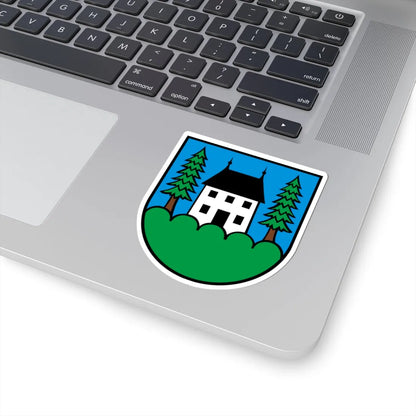 CHE Oberhof COA (Switzerland) (Coat of Arms) STICKER Vinyl Kiss-Cut Decal - The Sticker Space