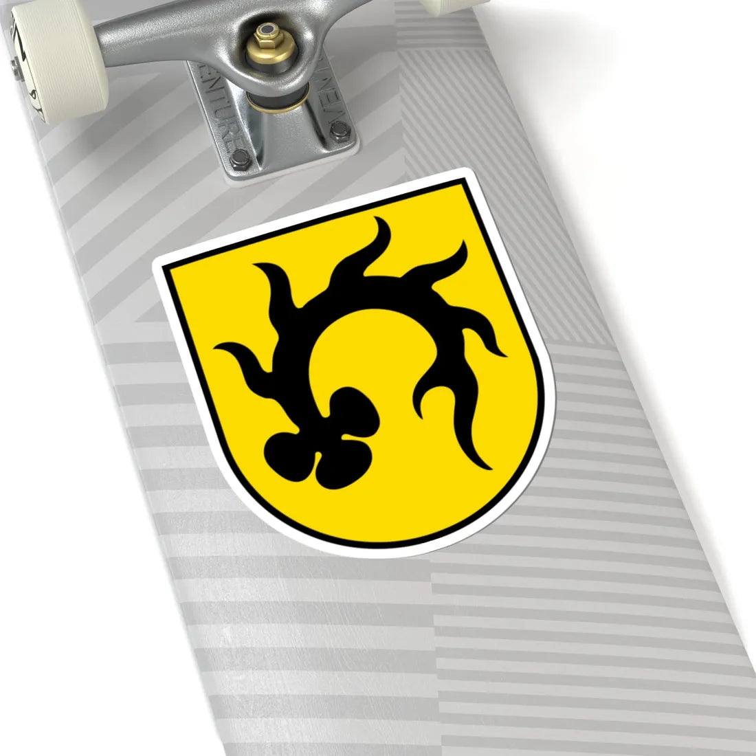 CHE Oberrüti COA (Switzerland) (Coat of Arms) STICKER Vinyl Kiss-Cut Decal - The Sticker Space