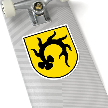 CHE Oberrüti COA (Switzerland) (Coat of Arms) STICKER Vinyl Kiss-Cut Decal - The Sticker Space