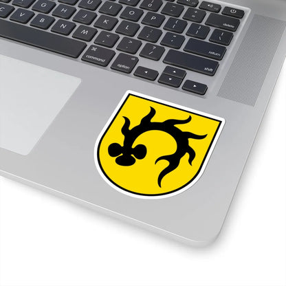 CHE Oberrüti COA (Switzerland) (Coat of Arms) STICKER Vinyl Kiss-Cut Decal - The Sticker Space