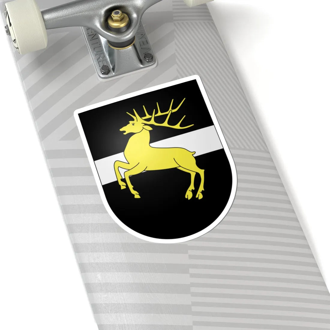 CHE Plasselb COA (Switzerland) (Coat of Arms) STICKER Vinyl Kiss-Cut Decal - The Sticker Space
