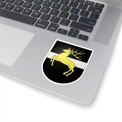 CHE Plasselb COA (Switzerland) (Coat of Arms) STICKER Vinyl Kiss-Cut Decal - The Sticker Space