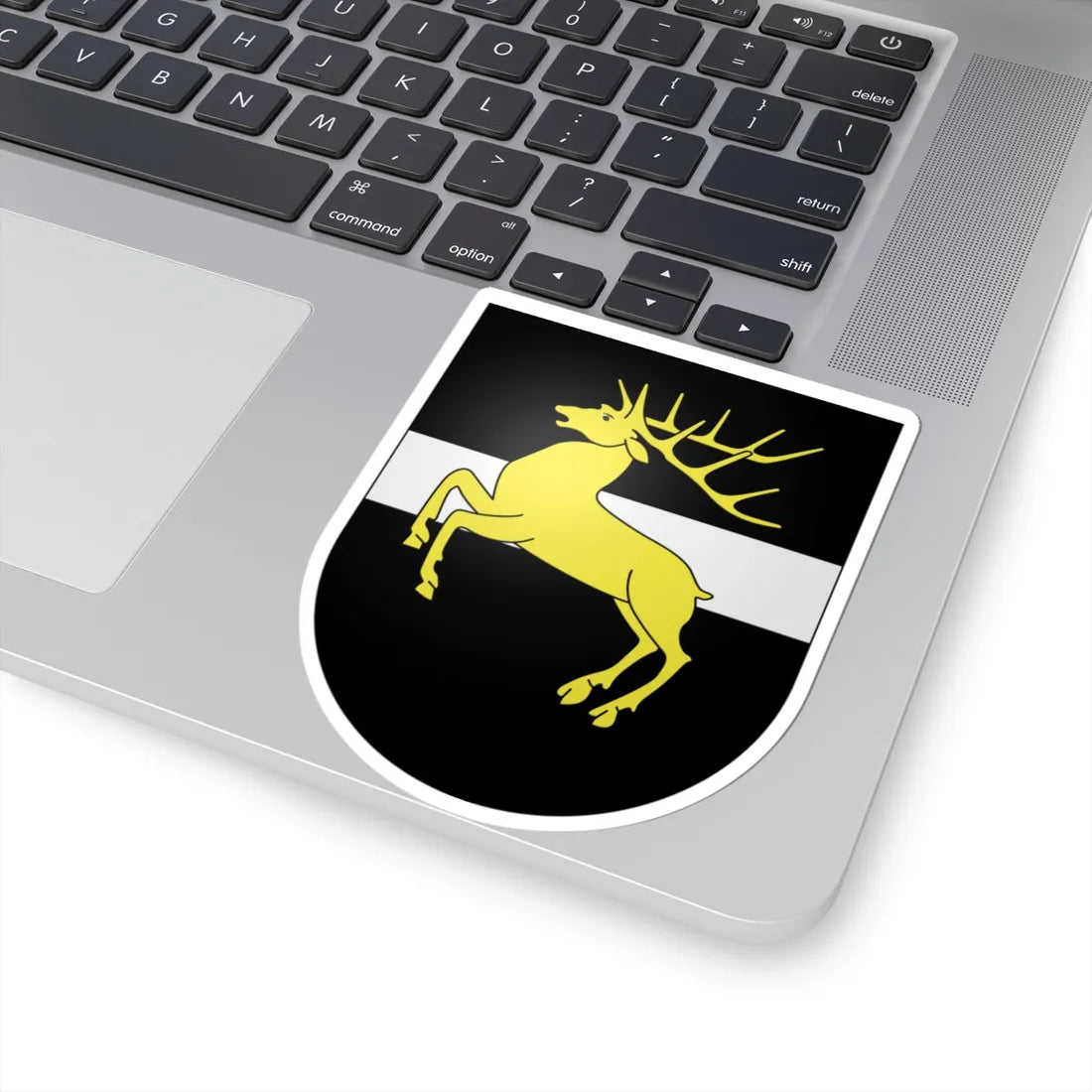 CHE Plasselb COA (Switzerland) (Coat of Arms) STICKER Vinyl Kiss-Cut Decal - The Sticker Space