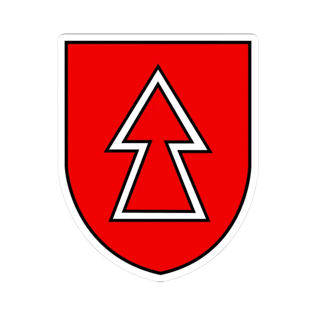 CHE Raperswilen COA (Switzerland) (Coat of Arms) STICKER Vinyl Kiss-Cut Decal 3 Inch White - The Sticker Space