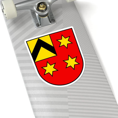 CHE Rüfenacht BE COA (Switzerland) (Coat of Arms) STICKER Vinyl Kiss-Cut Decal - The Sticker Space