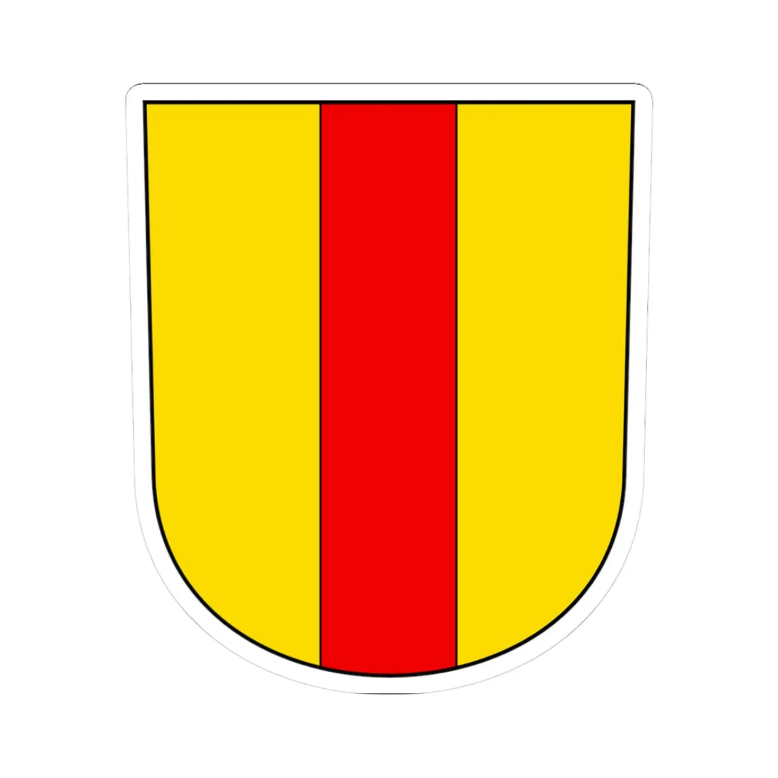 CHE Richterswil COA (Switzerland) (Coat of Arms) STICKER Vinyl Kiss-Cut Decal 3 Inch White - The Sticker Space