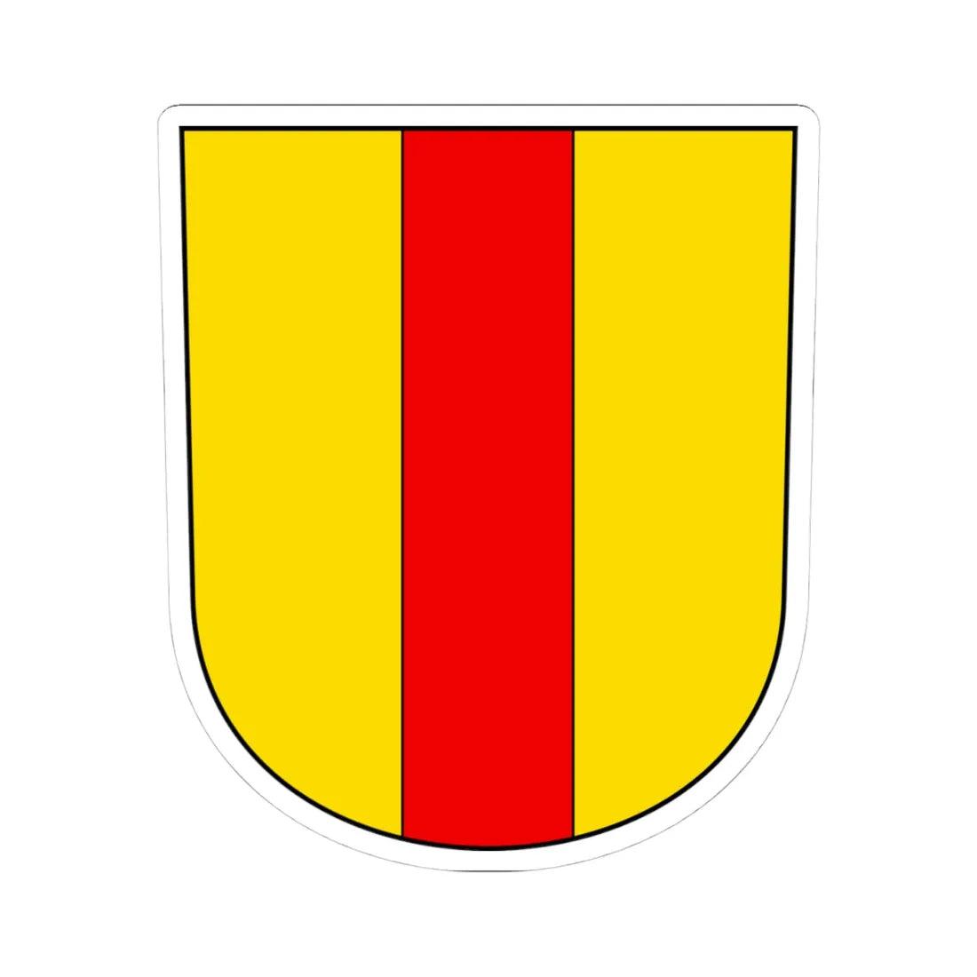 CHE Richterswil COA (Switzerland) (Coat of Arms) STICKER Vinyl Kiss-Cut Decal 4 Inch White - The Sticker Space