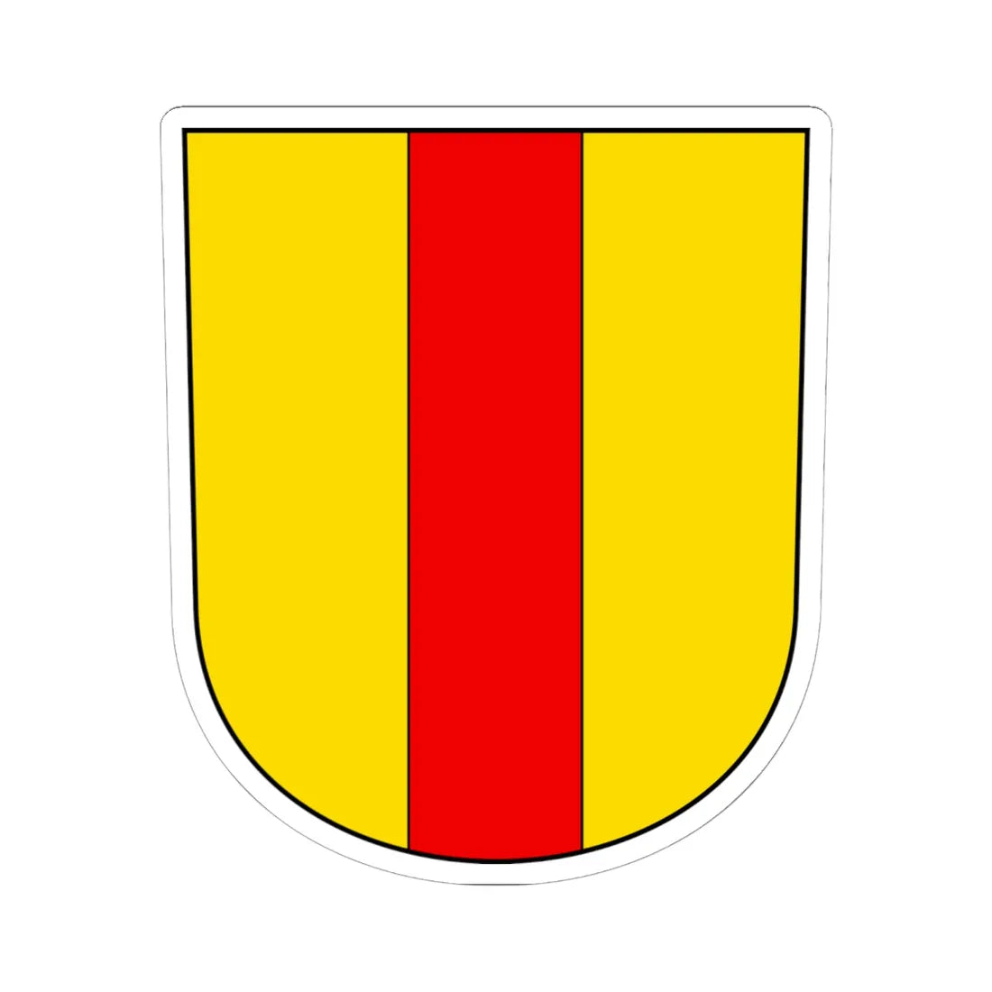 CHE Richterswil COA (Switzerland) (Coat of Arms) STICKER Vinyl Kiss-Cut Decal 6 Inch White - The Sticker Space