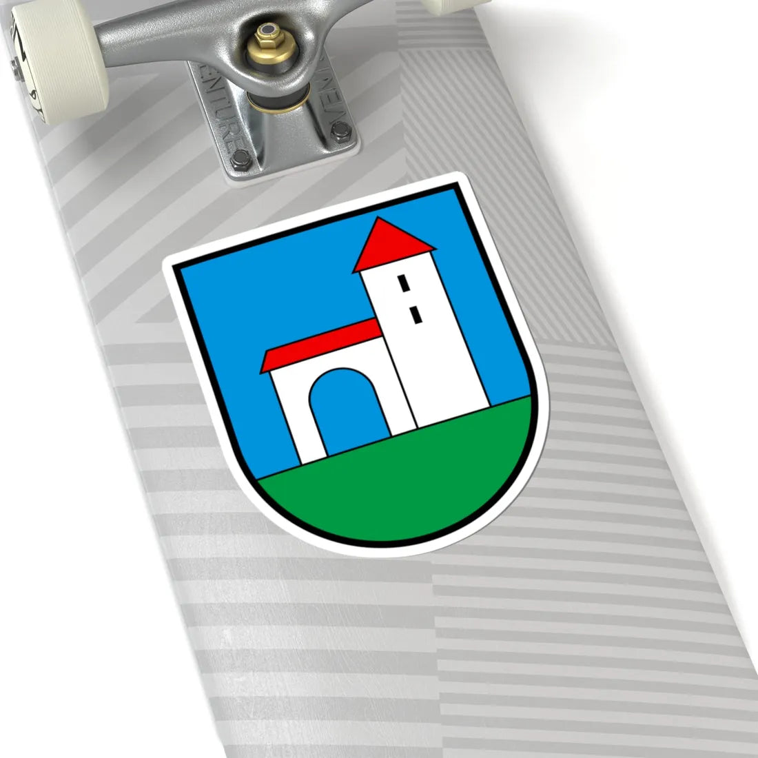 CHE Rothenthurm COA (Switzerland) (Coat of Arms) STICKER Vinyl Kiss-Cut Decal - The Sticker Space