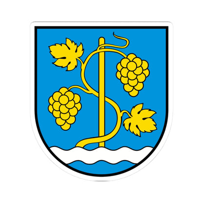 CHE Schinznach COA (Switzerland) (Coat of Arms) STICKER Vinyl Kiss-Cut Decal 3 Inch White - The Sticker Space