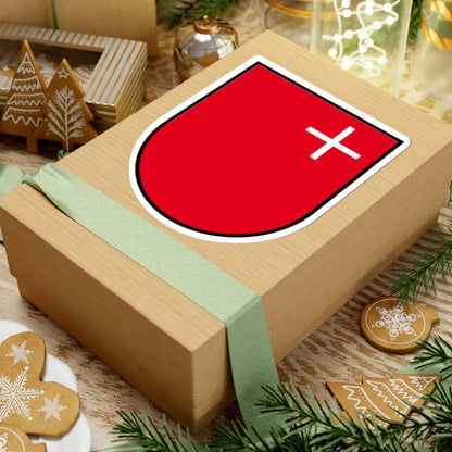 CHE Schwyz SZ COA (Switzerland) (Coat of Arms) STICKER Vinyl Kiss-Cut Decal - The Sticker Space