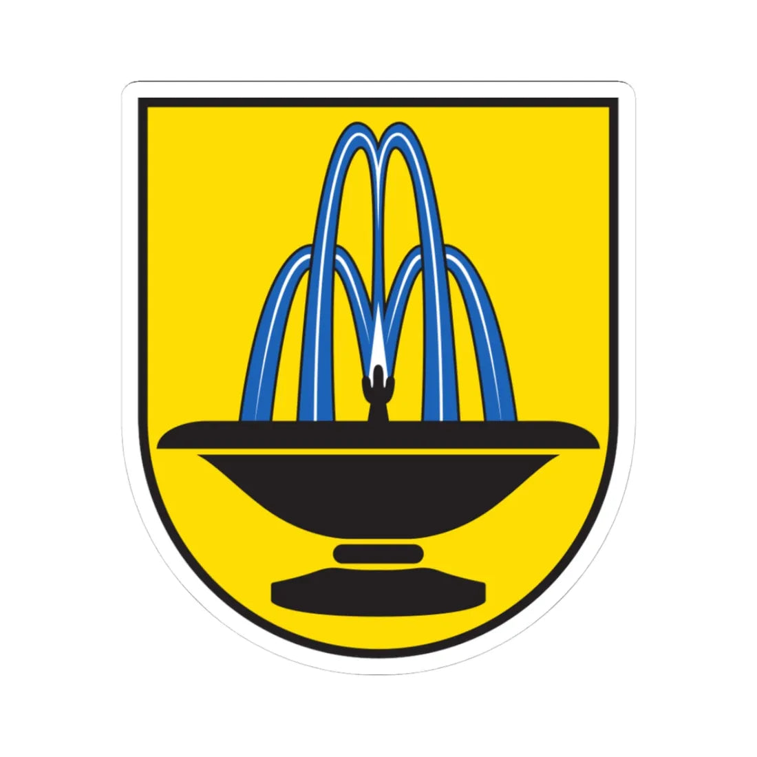 CHE Scuol COA (Switzerland) (Coat of Arms) STICKER Vinyl Kiss-Cut Decal 3 Inch White - The Sticker Space
