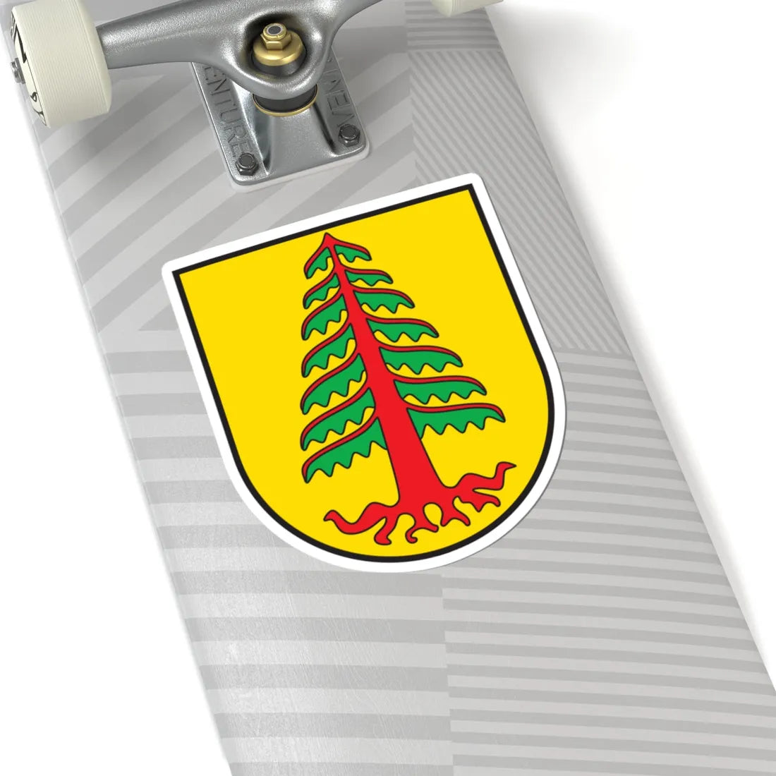 CHE Seewis im Prättigau COA (Switzerland) (Coat of Arms) STICKER Vinyl Kiss-Cut Decal - The Sticker Space