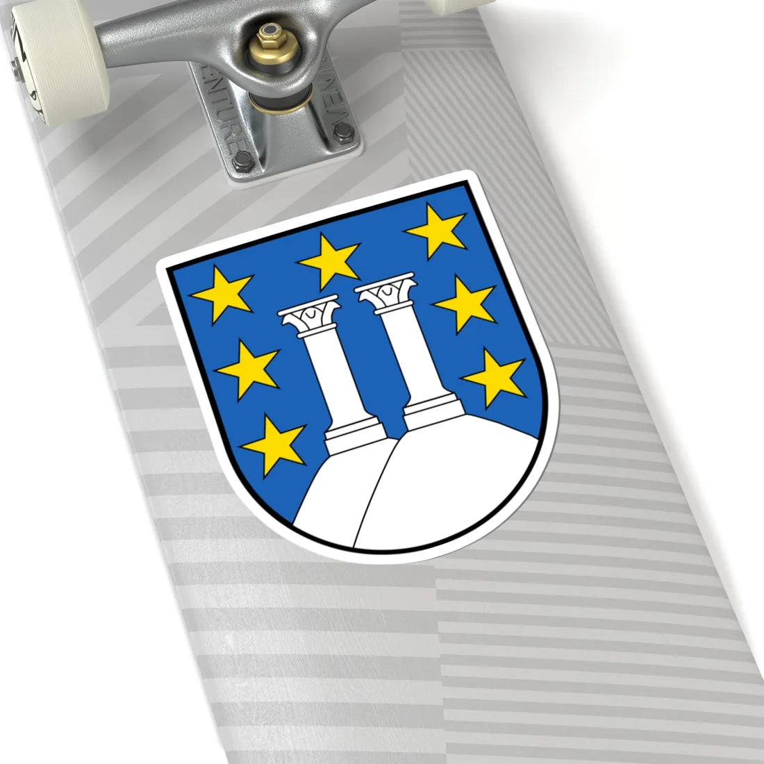 CHE Semsales COA (Switzerland) (Coat of Arms) STICKER Vinyl Kiss-Cut Decal - The Sticker Space