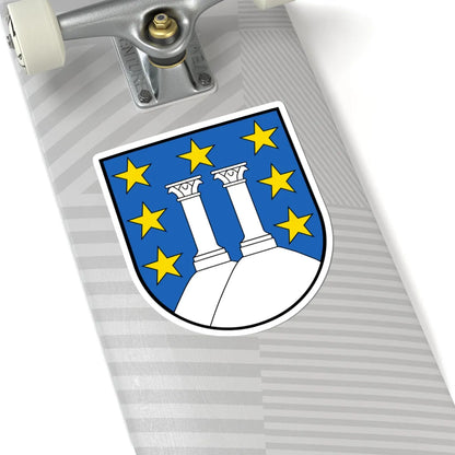 CHE Semsales COA (Switzerland) (Coat of Arms) STICKER Vinyl Kiss-Cut Decal - The Sticker Space