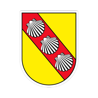 CHE Sirnach COA (Switzerland) (Coat of Arms) STICKER Vinyl Kiss-Cut Decal 4 Inch White - The Sticker Space