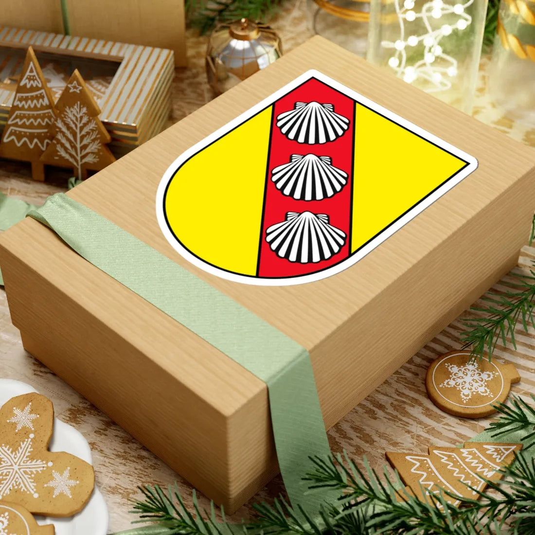 CHE Sirnach COA (Switzerland) (Coat of Arms) STICKER Vinyl Kiss-Cut Decal - The Sticker Space