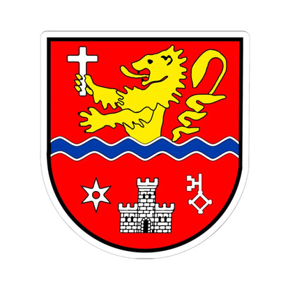 CHE Siviriez COA (Switzerland) (Coat of Arms) STICKER Vinyl Kiss-Cut Decal 6 Inch White - The Sticker Space