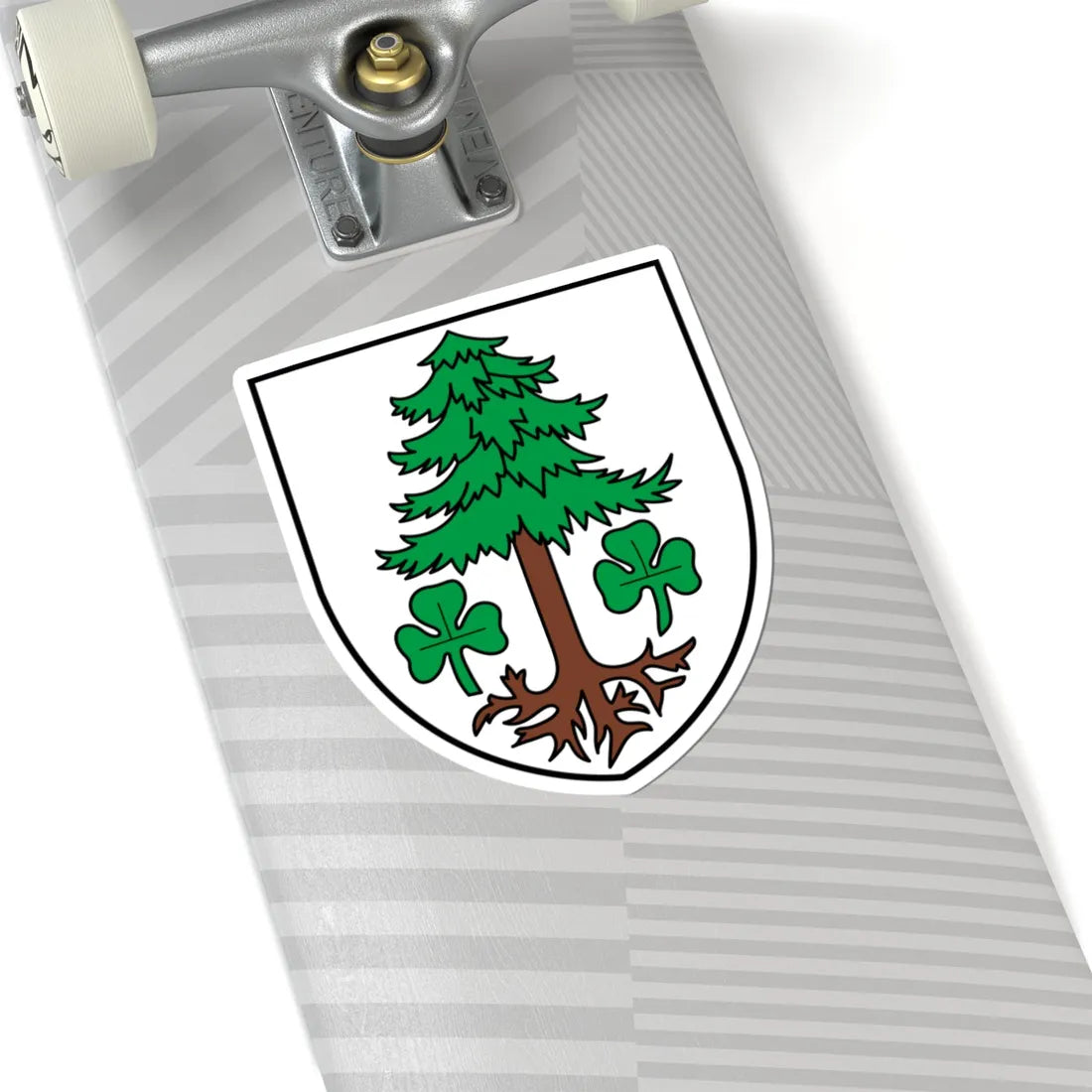 CHE Staldenried COA (Switzerland) (Coat of Arms) STICKER Vinyl Kiss-Cut Decal - The Sticker Space