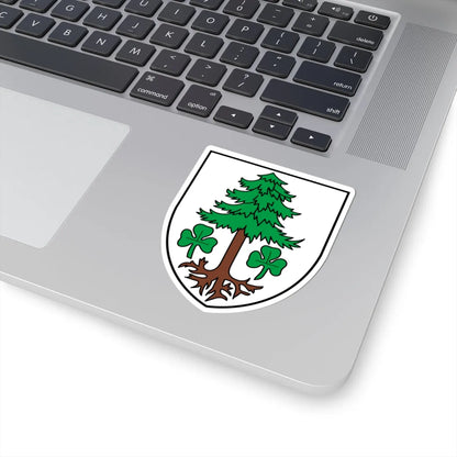 CHE Staldenried COA (Switzerland) (Coat of Arms) STICKER Vinyl Kiss-Cut Decal - The Sticker Space