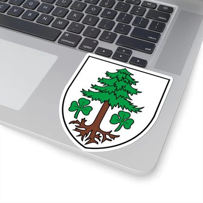 CHE Staldenried COA (Switzerland) (Coat of Arms) STICKER Vinyl Kiss-Cut Decal - The Sticker Space