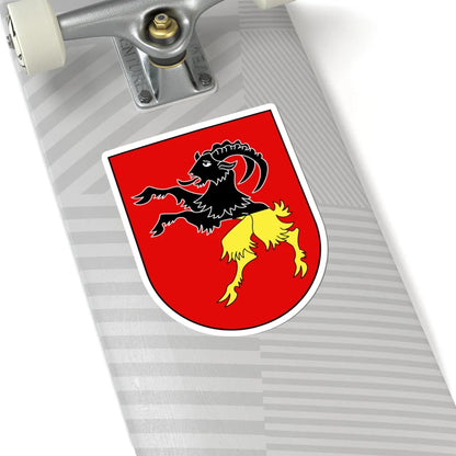 CHE Stans NW COA (Switzerland) (Coat of Arms) STICKER Vinyl Kiss-Cut Decal - The Sticker Space