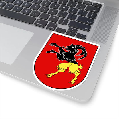 CHE Stans NW COA (Switzerland) (Coat of Arms) STICKER Vinyl Kiss-Cut Decal - The Sticker Space