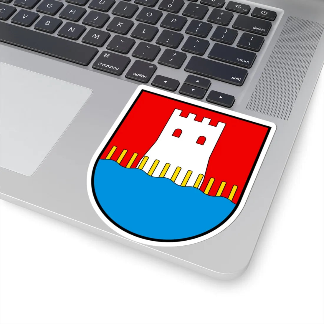 CHE Stansstad COA (Switzerland) (Coat of Arms) STICKER Vinyl Kiss-Cut Decal - The Sticker Space