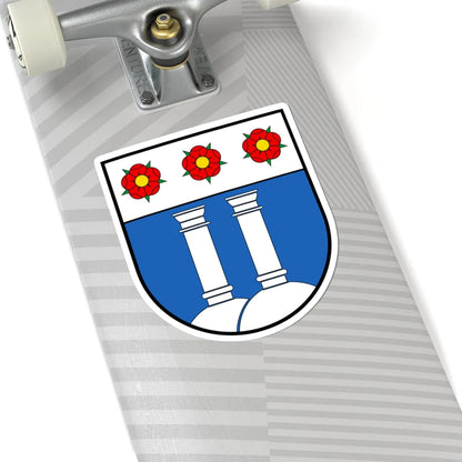 CHE Sévaz COA (Switzerland) (Coat of Arms) STICKER Vinyl Kiss-Cut Decal - The Sticker Space