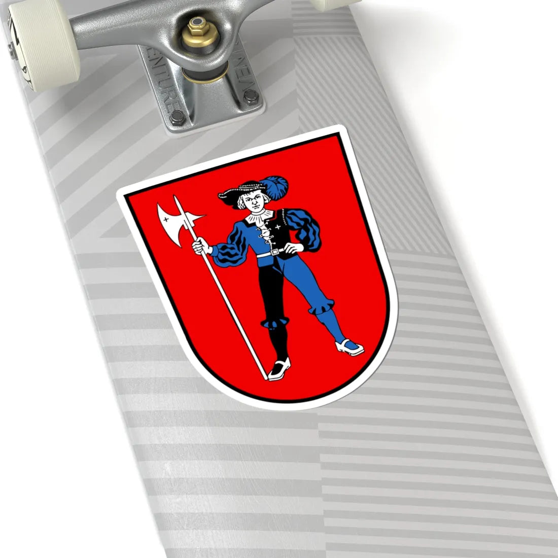 CHE Tafers COA (Switzerland) (Coat of Arms) STICKER Vinyl Kiss-Cut Decal - The Sticker Space