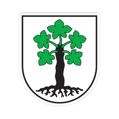 CHE Trun COA (Switzerland) (Coat of Arms) STICKER Vinyl Kiss-Cut Decal 4 Inch White - The Sticker Space