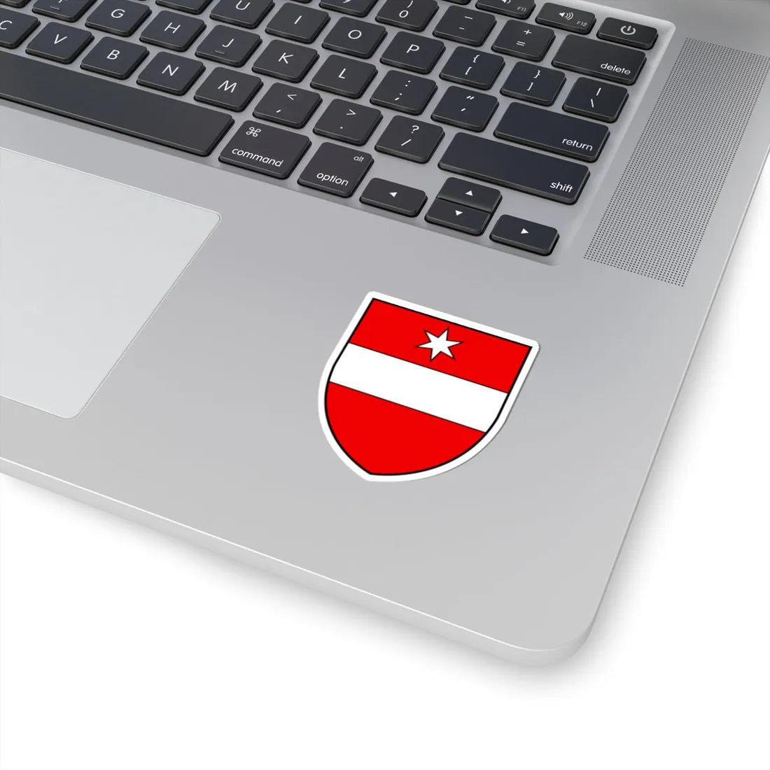 CHE Täsch COA alt (Switzerland) (Coat of Arms) STICKER Vinyl Kiss-Cut Decal - The Sticker Space