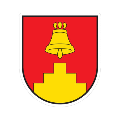 CHE Tschappina COA (Switzerland) (Coat of Arms) STICKER Vinyl Kiss-Cut Decal 3 Inch White - The Sticker Space