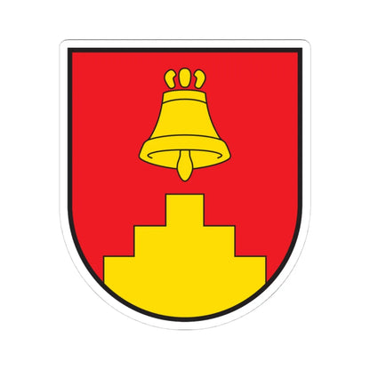 CHE Tschappina COA (Switzerland) (Coat of Arms) STICKER Vinyl Kiss-Cut Decal 4 Inch White - The Sticker Space