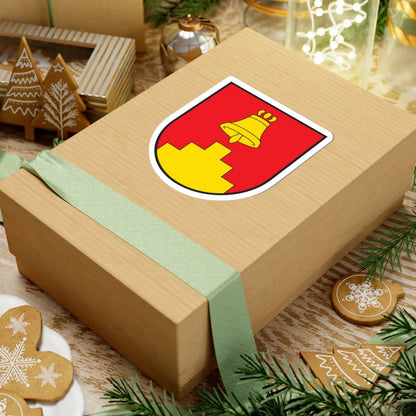 CHE Tschappina COA (Switzerland) (Coat of Arms) STICKER Vinyl Kiss-Cut Decal - The Sticker Space