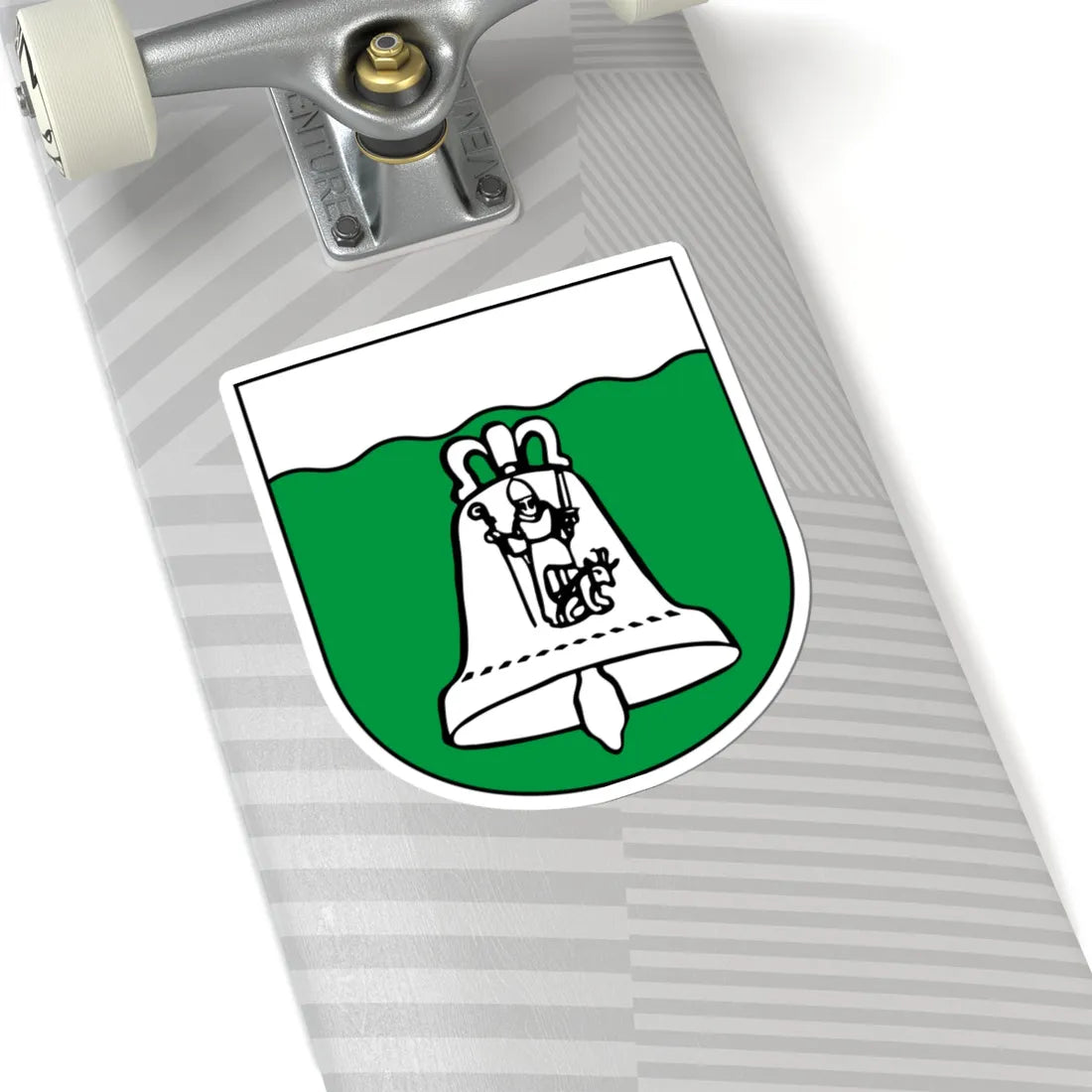 CHE Unterschaechen COA (Switzerland) (Coat of Arms) STICKER Vinyl Kiss-Cut Decal - The Sticker Space