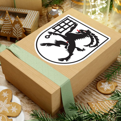 CHE Untervaz COA (Switzerland) (Coat of Arms) STICKER Vinyl Kiss-Cut Decal - The Sticker Space