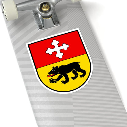 CHE Ursy COA (Switzerland) (Coat of Arms) STICKER Vinyl Kiss-Cut Decal - The Sticker Space