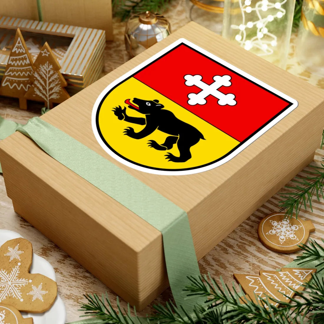 CHE Ursy COA (Switzerland) (Coat of Arms) STICKER Vinyl Kiss-Cut Decal - The Sticker Space