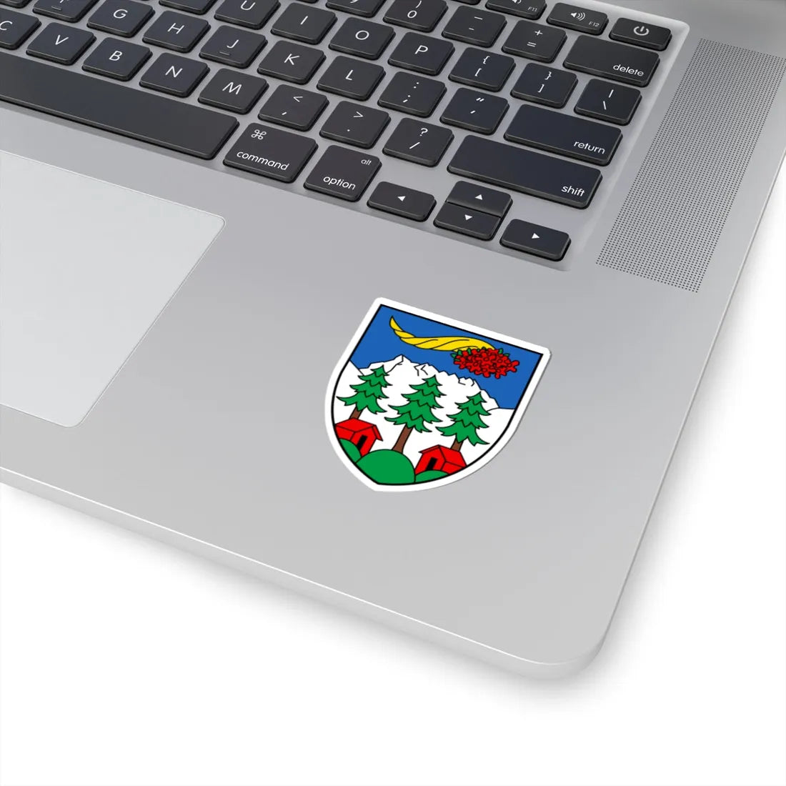 CHE Val-dIlliez COA (Switzerland) (Coat of Arms) STICKER Vinyl Kiss-Cut Decal - The Sticker Space