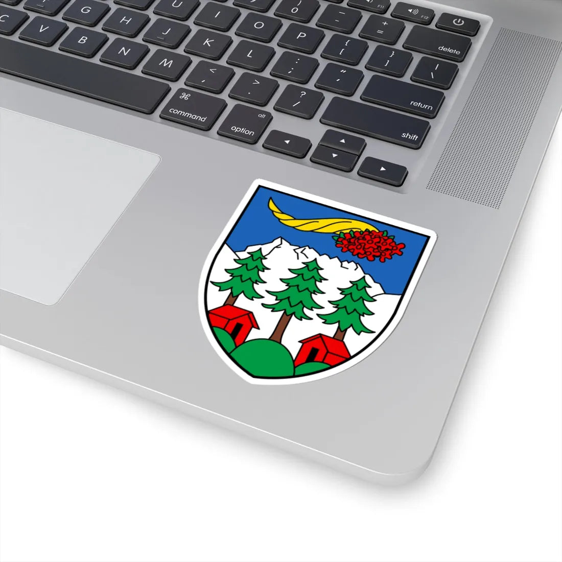 CHE Val-dIlliez COA (Switzerland) (Coat of Arms) STICKER Vinyl Kiss-Cut Decal - The Sticker Space
